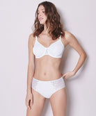Soutien-gorge emboitant à armatures moulé rigide Simone Pérèle Andora blanc 131382-011