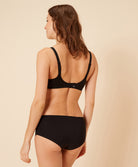 Soutien-gorge armatures moulé rigide grande taille Simone Pérèle Caresse noir 12A380-015