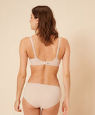 Soutien-gorge armatures moulé rigide grande taille Simone Pérèle Caresse peau rosée 12A380-739