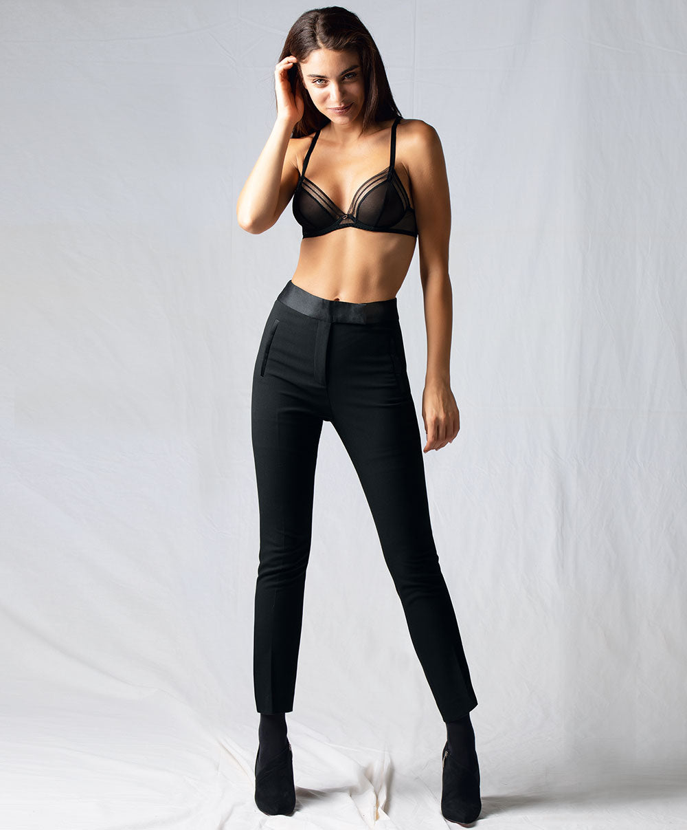 Soutien-gorge triangle armature Antigel de Lise Charmel Soir Adrénaline noir ECG6395-NO