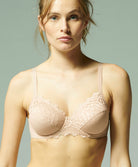 Soutien-gorge grande taille armatures Simone Pérèle Caresse peau rosée 12A320-739