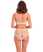 Soutien-gorge armatures couvrant décolleté plongeant Wacoal Sensu Lace champagne WE601201-CHN