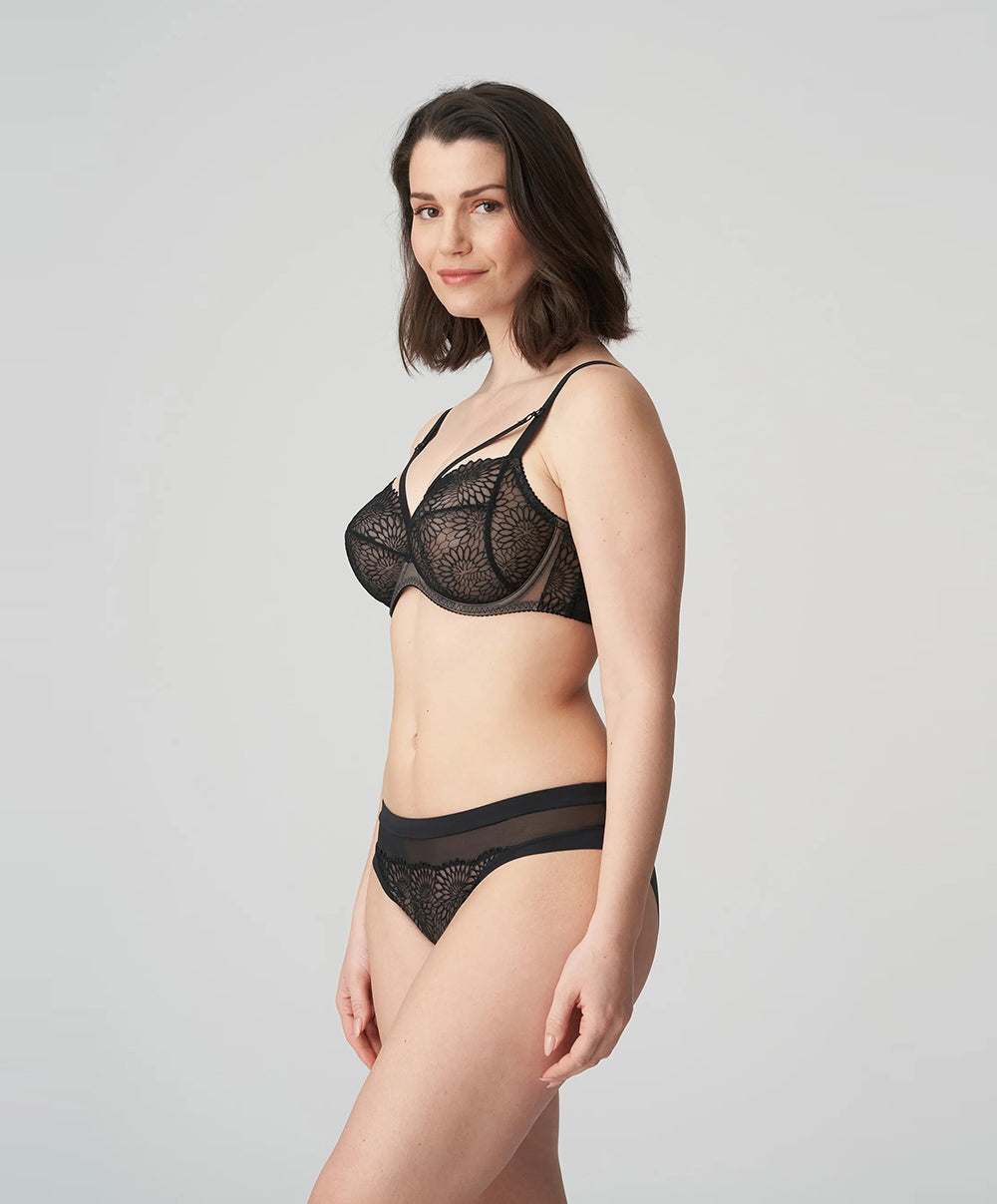 Soutien-gorge armatures emboitant 3 parties PrimaDonna Sophora noir 0163180-0163181-ZWA