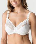 Soutien-gorge armatures emboitant 3 parties dentelle PrimaDonna Madison naturel 0162120-0162121-NAT