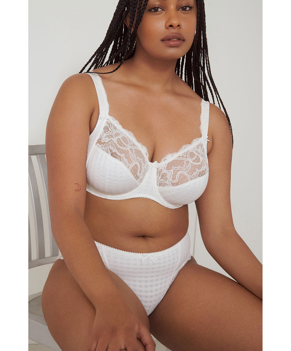 Soutien-gorge armatures emboitant 3 parties dentelle PrimaDonna Madison naturel 0162120-0162121-NAT
