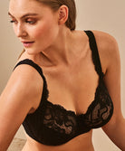 Soutien-gorge armatures emboitant 3 parties dentelle PrimaDonna Madison noir 0162120-0162121-ZWA