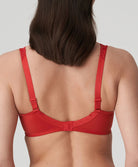 Soutien-gorge armatures emboitant 3 parties dentelle PrimaDonna Madison rouge scarlet 0162120-0162121-SCA