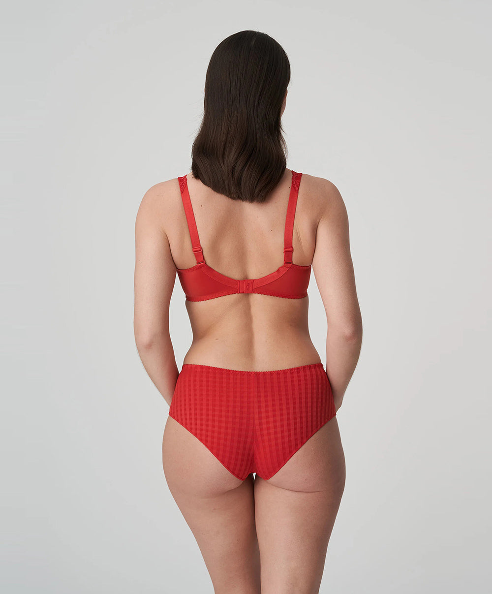 Soutien-gorge armatures emboitant 3 parties dentelle PrimaDonna Madison rouge scarlet 0162120-0162121-SCA
