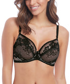 Soutien-gorge emboitant en dentelle avec armatures Wacoal Lace to Love noir WA855297-BLK face