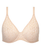 Soutien-gorge armatures enveloppant moulé Chantelle Norah beige doré C13F10-01N