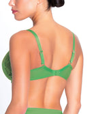Soutien-gorge armatures grande taille "Bien-être" Lise Charmel Dressing Floral émeraude BCC6188-DE