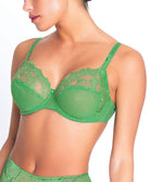 Soutien-gorge armatures grande taille "Bien-être" Lise Charmel Dressing Floral émeraude BCC6188-DE