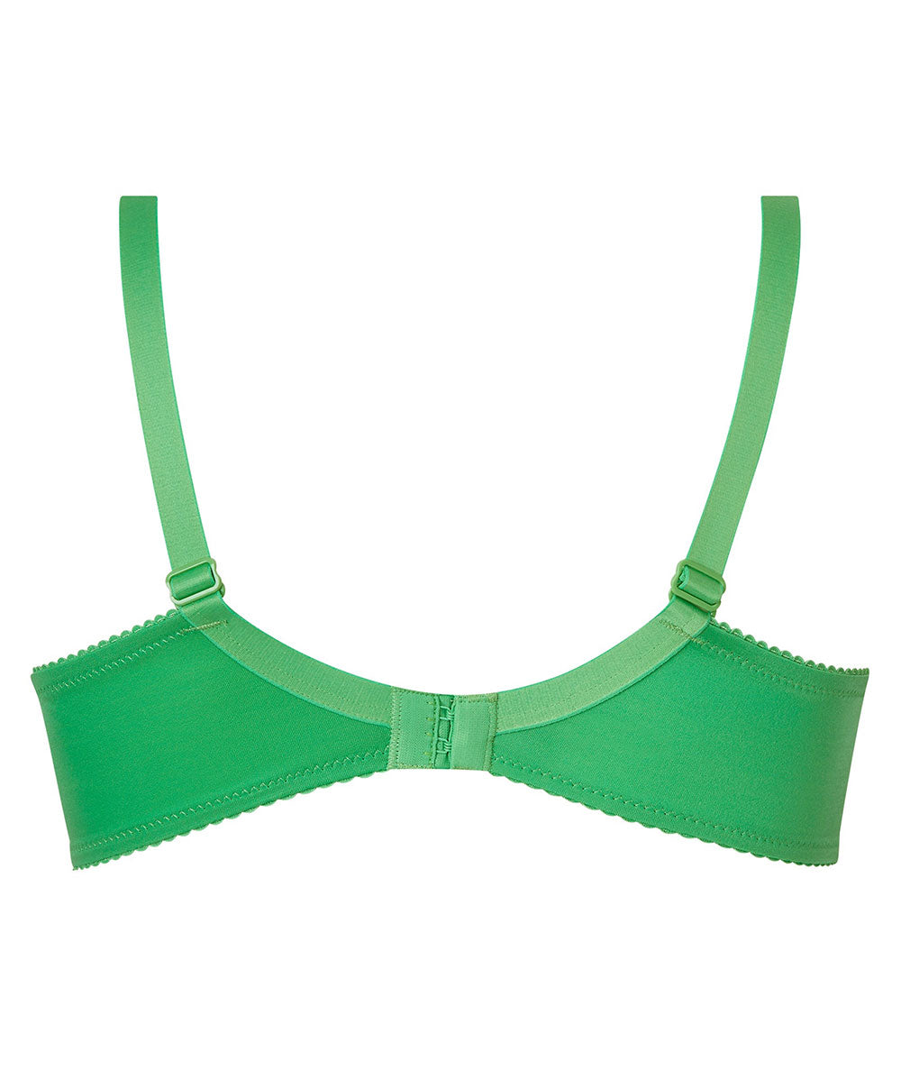 Soutien-gorge armatures grande taille "Bien-être" Lise Charmel Dressing Floral émeraude BCC6188-DE