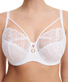 Soutien-gorge armatures très enveloppant grande taille Chantelle Graphic Support blanc C21S10-010