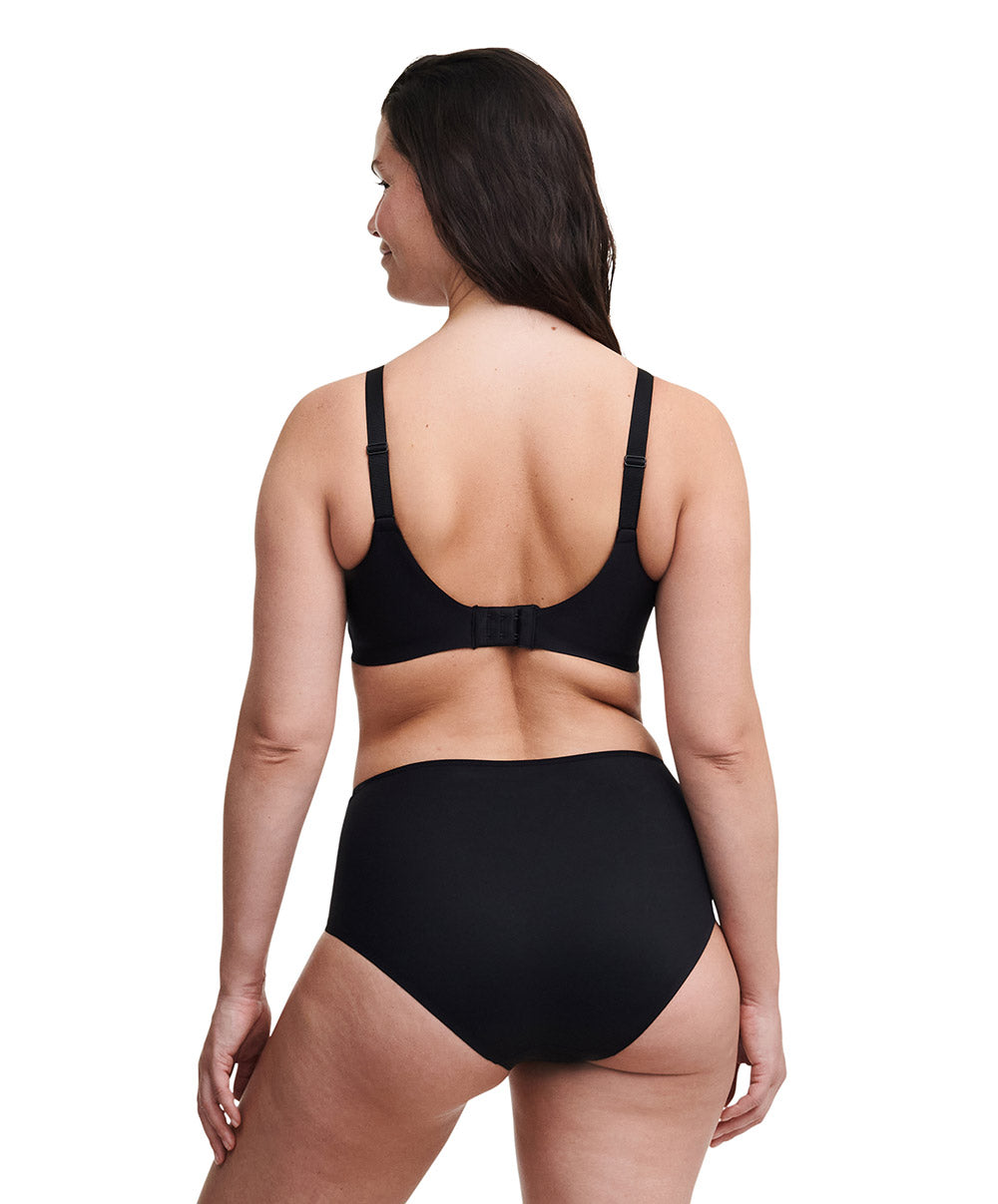 Soutien-gorge armatures très enveloppant grande taille Chantelle Graphic Support noir C21S10-011