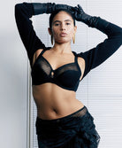 Soutien-gorge armatures grande taille Chantelle Intrigue noir C13WMU-011