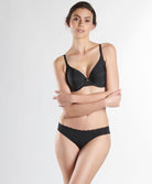 Soutien-gorge balconnet moulé Lysessence noir Aubade NK15-NOIR