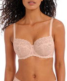 Soutien-gorge balconnet à armatures renforts latéraux grande taille Freya Offbeat natural beige AA5451-NAE
