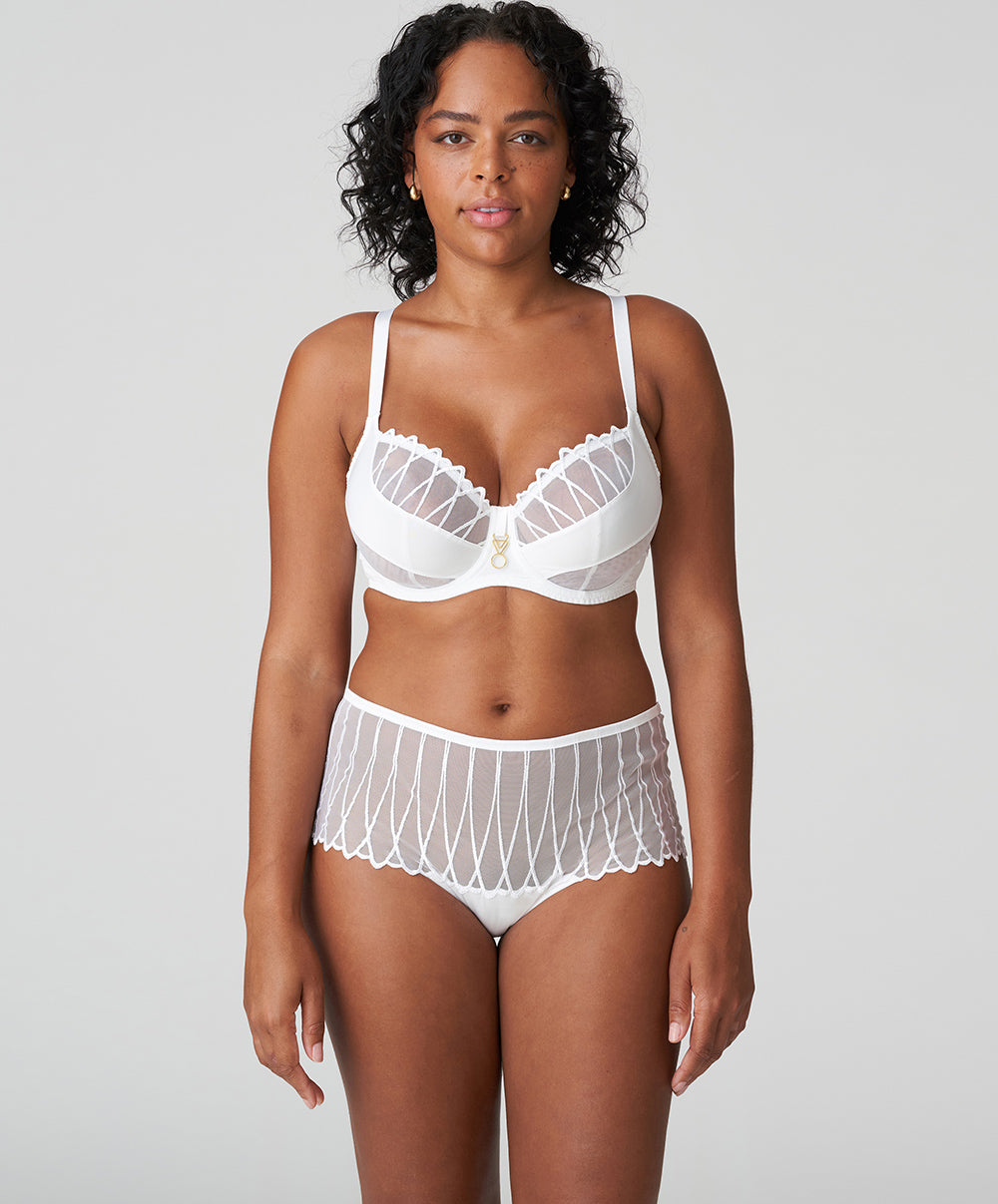 Soutien-gorge balconnet coupe tulipe PrimaDonna Arthill blanc 0163364-WIT