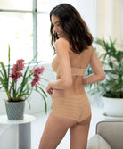 Soutien-gorge bandeau bretelles amovibles Antigel de Lise Charmel New Apesanteur skin rosé ECJ5614-SR