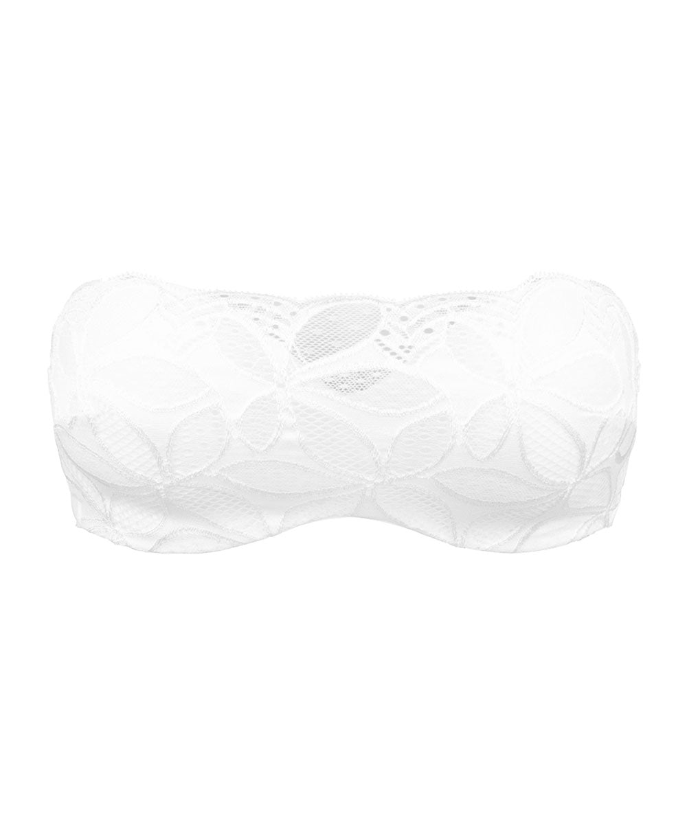 Soutien-gorge bandeau bretelles amovibles Antigel de Lise Charmel Stricto Sensuelle blanc ECH5617-BL