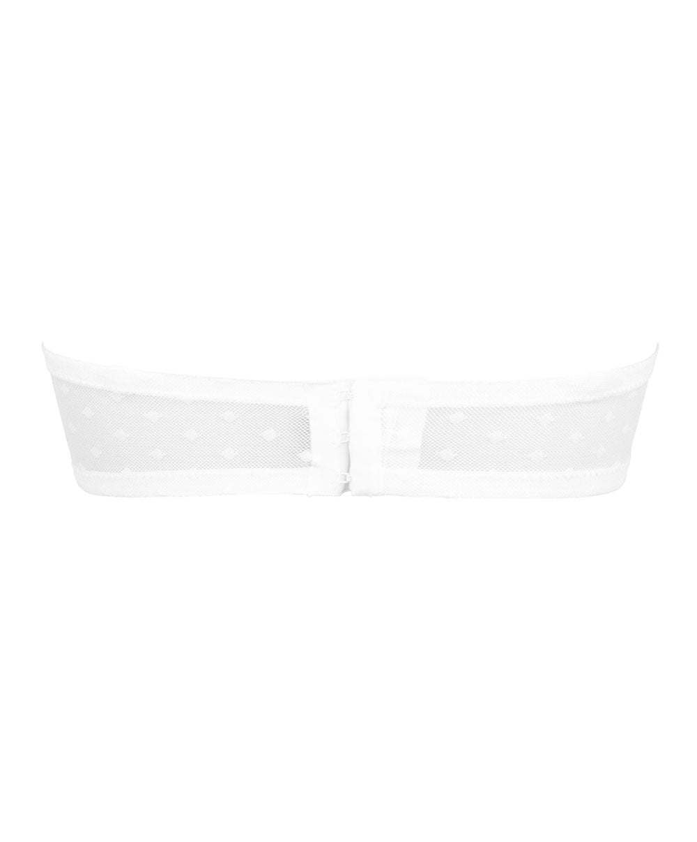 Soutien-gorge bandeau bretelles amovibles Antigel de Lise Charmel Stricto Sensuelle blanc ECH5617-BL