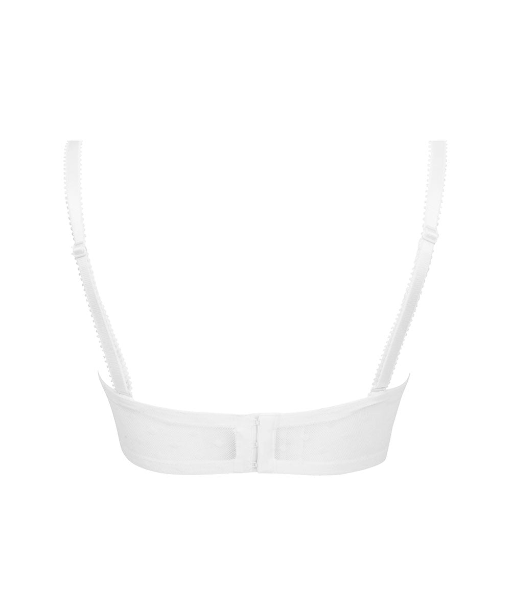 Soutien-gorge bandeau bretelles amovibles Antigel de Lise Charmel Stricto Sensuelle blanc ECH5617-BL