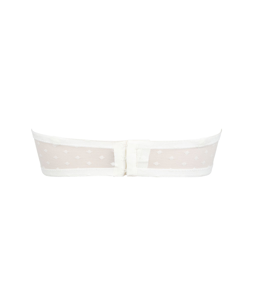 Soutien-gorge bandeau bretelles amovibles Antigel de Lise Charmel Stricto Sensuelle écru nacre ECH5617-EN