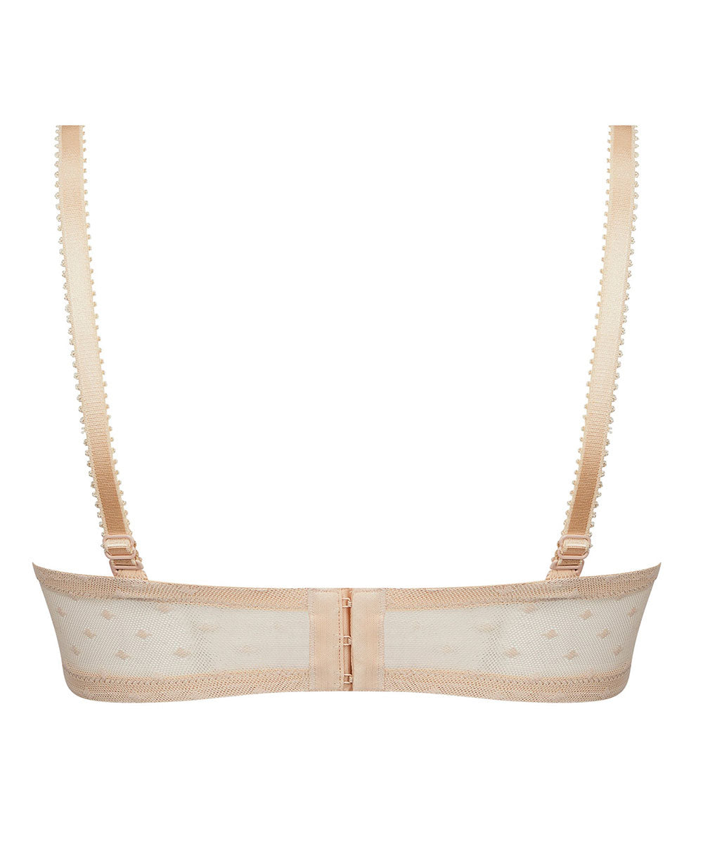 Soutien-gorge bandeau bretelles amovibles Antigel de Lise Charmel Stricto Sensuelle pêche ECH5617-SP