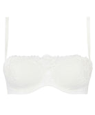 Soutien-gorge bandeau bretelles amovibles Lise Charmel Princesse Iris écru nacre ACH5681-EN 5