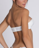 Soutien-gorge bandeau bretelles amovibles Lise Charmel Source Beauté ecru nacre ACH5672-EN