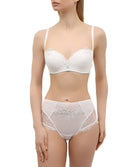 Soutien-gorge bandeau bretelles amovibles Lise Charmel Orchidée beauté Ecru nacre ACG5662-EN