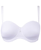 Soutien-gorge bandeau bretelles amovibles grande taille Antigel de Lise Charmel Culte Beauté blanc FCH5666-BL