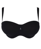 Soutien-gorge bandeau bretelles amovibles grande taille Antigel de Lise Charmel Culte Beauté noir FCH5666-NO