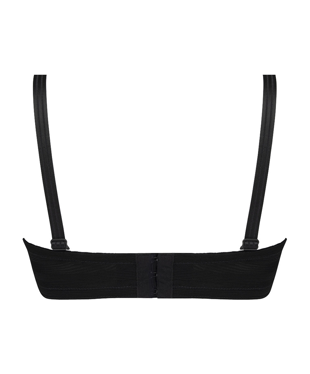 Soutien-gorge bandeau bretelles amovibles grande taille Antigel de Lise Charmel New Apesanteur noir FCJ5614-NO 100