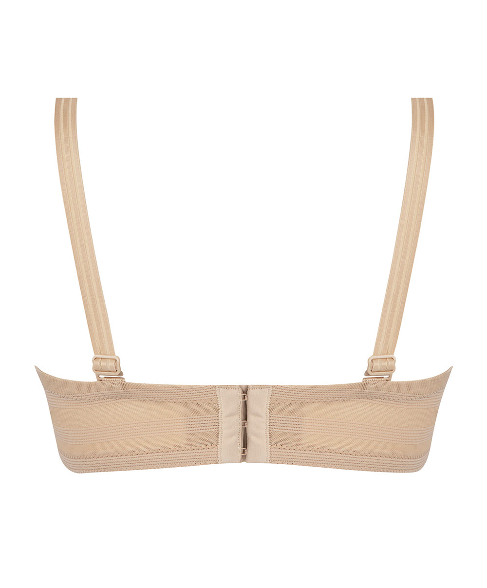 Soutien-gorge bandeau bretelles amovibles grande taille Antigel de Lise Charmel New Apesanteur skin rosé FCJ5614-SR 10