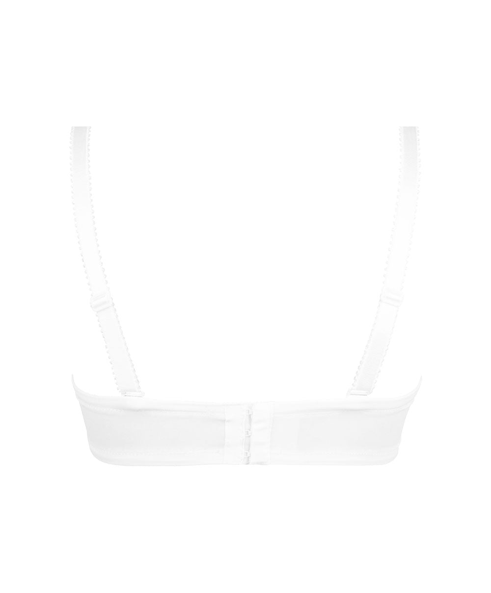 Soutien-gorge bandeau bretelles amovibles grande taille Antigel de Lise Charmel Stricto Sensuelle blanc FCH5617-BL