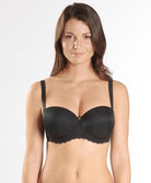 Soutien-gorge bandeau coque Lysessence noir Aubade NK06-02-NOIR
