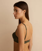 Soutien-gorge bandeau coque effet push Antigel de Lise Charmel Tressage Graphic éclat aventure kaki ECC8337-EA