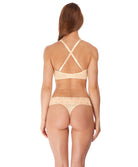 Soutien-gorge bandeau en dentelle bretelles amovibles multi-positions Wacoal Halo Lace nude WA854205-NUE