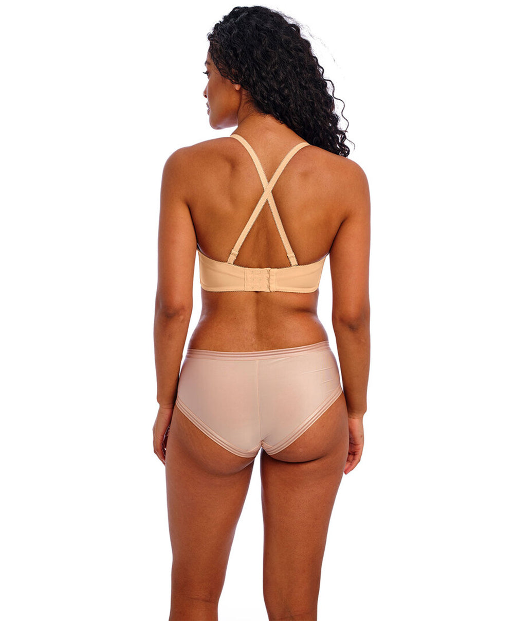 Soutien-gorge bandeau moulé armatures bretelles amovibles Freya Deco nude AA4233-NUE