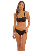 Soutien-gorge bandeau moulé bretelles amovibles invisible Wacoal Accord noir WE600415-BLK