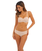 Soutien-gorge bandeau moulé bretelles amovibles invisible Wacoal Accord frappe nude WE600415-FRP