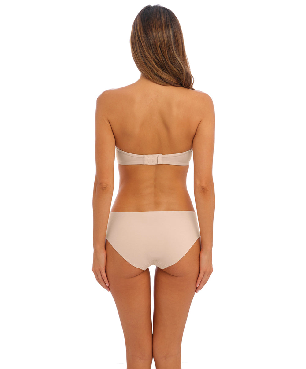 Soutien-gorge bandeau moulé bretelles amovibles invisible Wacoal Accord frappe nude WE600415-FRP