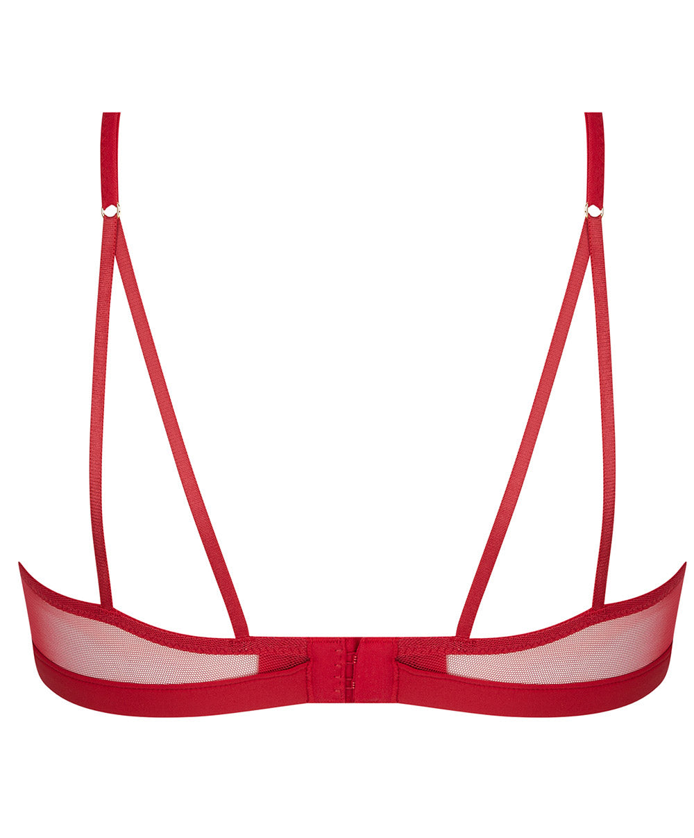Soutien-gorge bralette tour de cou souple Lise Charmel Adorable en Sexy rouge effusion ACH5985-RE