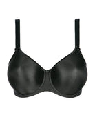 Soutien-gorge bonnets moulés lisses à armatures invisible PrimaDonna Satin noir 0161330-ZWA