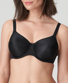 Soutien-gorge bonnets moulés lisses à armatures invisible PrimaDonna Satin noir 0161330-ZWA