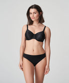 Soutien-gorge bonnets moulés lisses à armatures invisible PrimaDonna Satin noir 0161330-ZWA