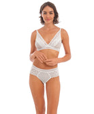 Soutien-gorge bralette sans armatures Wacoal Raffine blanc WE148008-WHE