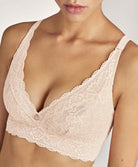 Soutien-gorge brassière confort sans armatures bralette Rosessence nude été Aubade HK10-02-NETE